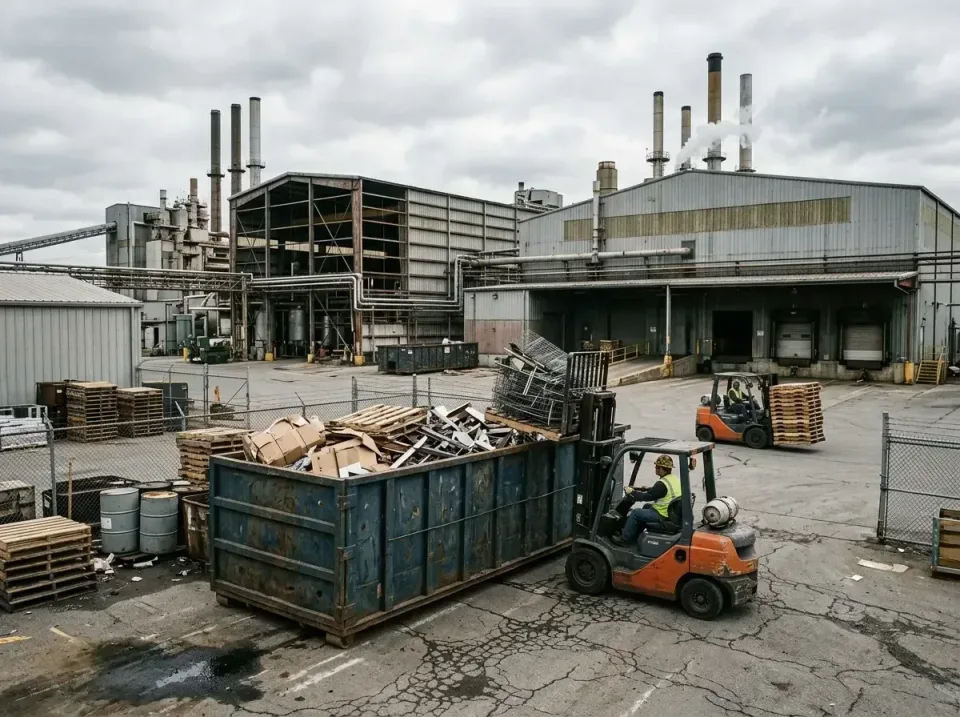 industrial-factory-scrap-conta-003 — frequently asked questions, Cheap Roll-off Dumpster Rentals in New London, WI